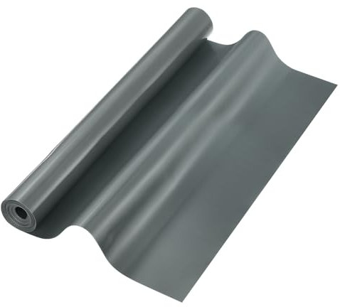 QUARKZMAN 15.7 x 9.8 pies Rollos de Tapete de Silicona para Hornear Resistentes al Calor Tapetes de Repostería Antiadherentes Antideslizantes para Encimeras Gris