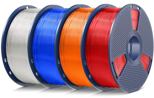 SUNLU 4KG Filament TPU 95A 1.75mm, TPU Flexible Filament Imprimante 3D