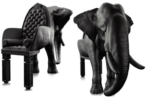Generisch Kreativsofa, Tierform Einzelsessel, Schwarz, 170 x 115 x 90cm