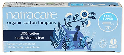 Natracare Organic Non-Applicator Tampons Super x 20-2 Pack