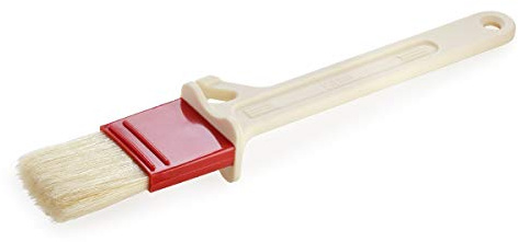 Thermohauser 3000234043 Pinceau à poils naturels courts, largeur de poils env. 4 cm, avec entretoise, poils : naturel, manche : plastique PA, fibre de verre renforcée.