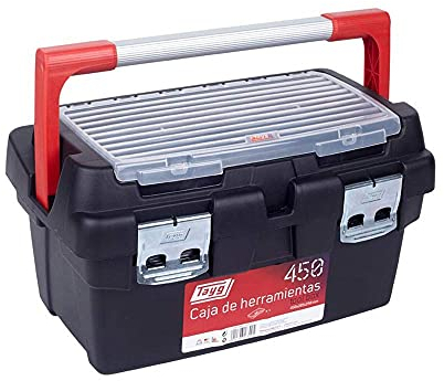Tayg Caja herramientas plástico aluminio n. 450, 450 x 285 x 250 mm