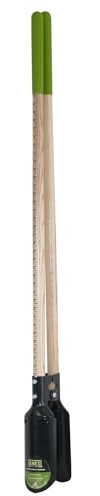 AMES 2701600 Post Hole Digger with Hardwood Measurement Handle, 58-Inch