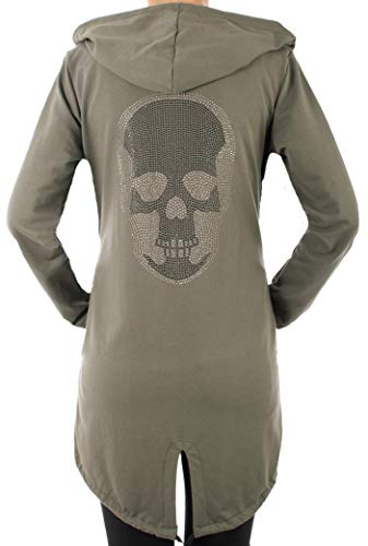 FASHION YOU WANT Damen Cardigan Sterne (38, Beige)