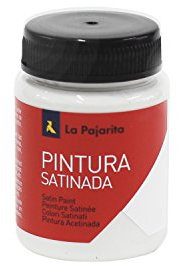 La Pajarita 110116 Pittura per Decorazione e Fai da te, Satinata, 1, Bianco