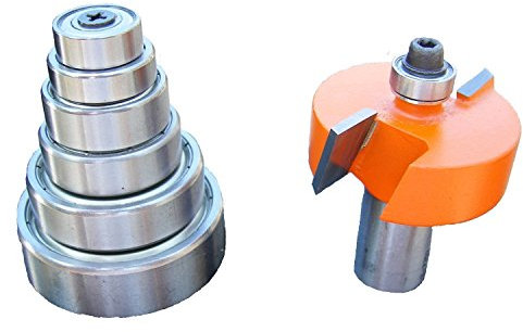 CMT 835.502.11 - Juego de rebajadora, vástago de 1/2 pulgadas