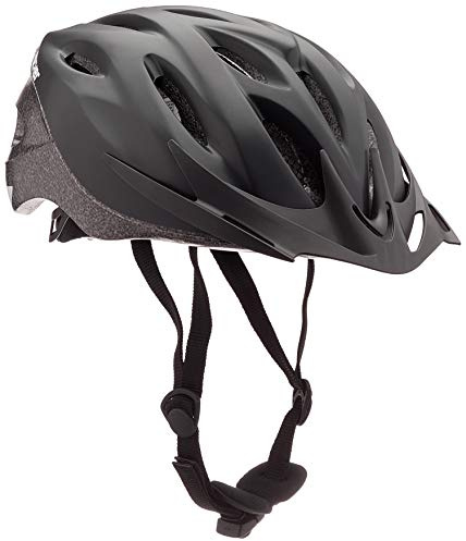FISCHER Cykelhjälm för vuxna, cykelhjälm, stadshjälm Shadow, S/M, 54–59 cm, svart, med upplyst innerringssystem