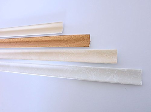 10 m sol barre 10 x 1 m 0,4 cm barre d'angle Profil décoratif Spatule technique Décor Érable
