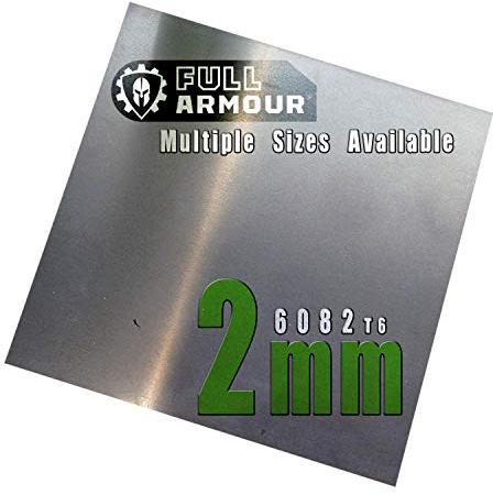 Placa de aluminio - 2mm 200mm x 200mm (20cm x 20cm)