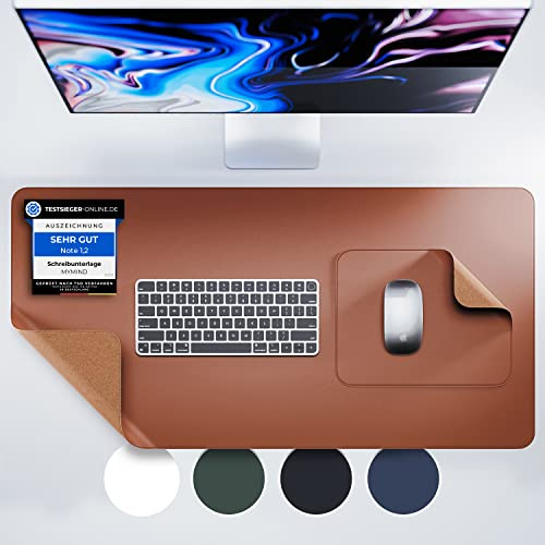 Schreibtischunterlage 2-er Set Rutschfest Schreibtisch Unterlage 80x40cm | Schreibtischunterlage rutschfest – ideale Tischunterlage & Schreibunterlage für Büro, Homeoffice & Schreibtisch