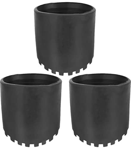 Zerodeko 3pezzi Protezioni Per Piedi Di Scale in Gomma Antiscivolo Copertura Protettiva Per Gambe Di Scale Cuscinetti Per Piedi Di Di Ricambio Accessori Per Domestiche