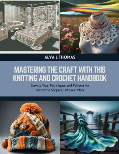 Mastering the Craft with this Knitting and Crochet Handbook: Elevate Your Techniques and Patterns for Dishcloths, Slippers, Hats, and More
