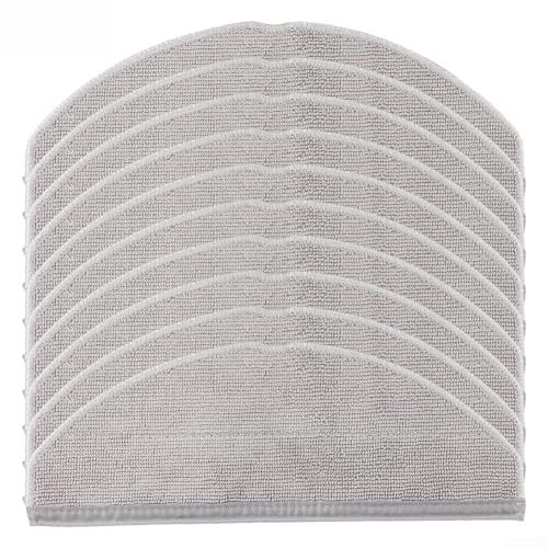 10 Stück Mikrofaser-Mopp-Tücher für Pads, passend für Eufy G50 L60 Hybrid- Roboter-Staubsauger – waschbar, wiederverwendbar, Ersatz-Mopp-Tücher (10 Stück)