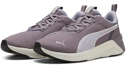 Puma SOFTRIDE Harli WNS - Tenis de Correr para Mujer, Color Ciruela, Lila, Blanco cálido, Talla 7, Plum Jam Lilac Crush Blanco Cálido, 40.5 EU