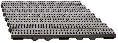 ScarMaxx 7m Canaletta scolo Acqua piovana A15 Altezza 60 mm - Griglia scolo Acqua piovana Set Completo 13 x 700 x 6 cm Classico Grigio