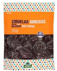 Ciruelas desecadas sin hueso Hacendado Paquete 250 g Pack 2