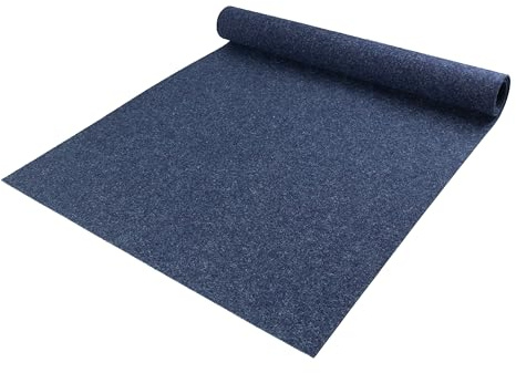 Primaflor Nadelfilz Rewind 900 Flat | 200 x 250 cm | Blau | Strukturierter Teppichboden aus 100 % Polypropylen, Nutzungsklasse 33, Bfl-s1, antistatisch und 20 dB Trittschall