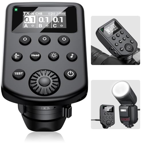 Wireless Flash Trigger for Profoto Air 1 and Air 2,for Canon for Nikon for Sony Fuji Cameras,for A2,A1X, B1X, B2, B10, D2,100 Channels 6 Groups, OLED Display,Replaces Profoto Connect Pro(Non-TTL)