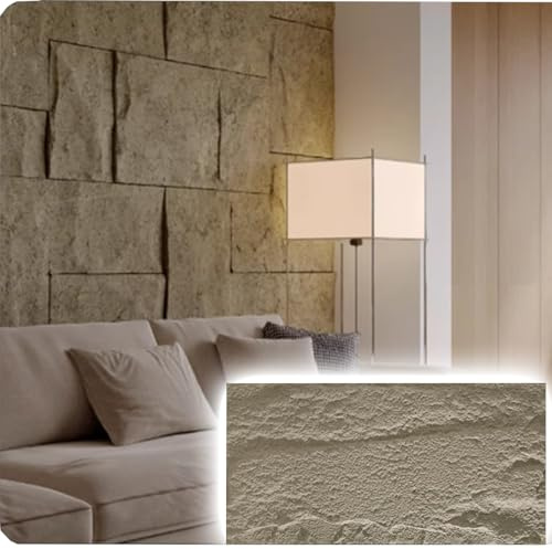 pannelli murali pannelli parete Pannelli Murali 3D Effetto Pietra, Rivestimento Esterno Per Cucina/Camera Da Letto/Soggiorno, Pannelli Murali Decorativi Impermeabili E Isolati(5 pcs)