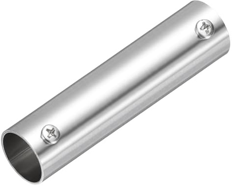 QUARKZMAN Raccordo Tubi Diritto A Vie, Adatto Tubi Con Diametro Esterno 22mm Giunto Strutturale In Acciaio Inossidabile Fascetta Per Recinzione A Catena Per Ringhiera Fai Da Te.