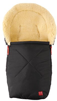 Kaiser 6534125 - Kuschelsäckchen, Lammfell Medizin, Farbe: schwarz