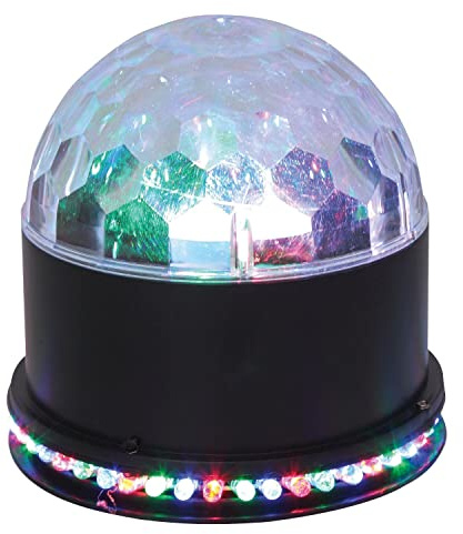 Ibiza UFO-ASTRO-BL Double Effet de lumière à LED RVB Noir