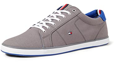 Tommy Hilfiger H2285arlow 1d Fm0fm00596, Sneaker Uomo, Grigio Steel Grey, 43 EU