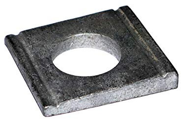 DIN 434 Scheiben für U-Träger 11 M10 Stahl feuerverzinkt vierkant keilförmig Neigung 8% Stückzahl 10 Keilscheiben