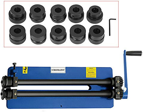 Rundbiegemaschine manuell 460mm Sickenmaschine 1.2mm Kapazität Blechbiegemaschine Bördelmaschine Blechbearbeitung walzenbiegegerät für Blechwerkstätten