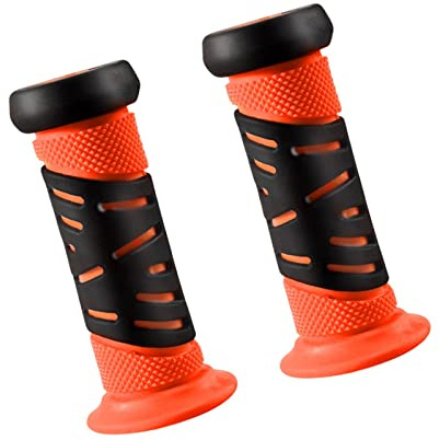 MYCENSE Empuñaduras de repuesto para manubrio de bicicleta para niños, manejo cómodo, suave, portátil, para niños y niñas, color naranja