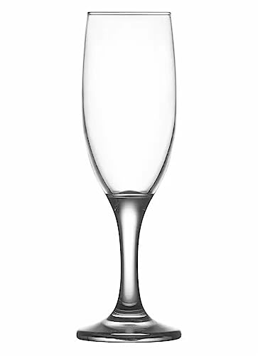 Modermo Bicchiere da Champagne, Calice da Champagne 190 ml, Vetro, linea Bistro, Elegante, Bicchieri, Calici, Ideale per Bar, Casa, Ristorante e Feste, Adatto alla Lavastoviglie
