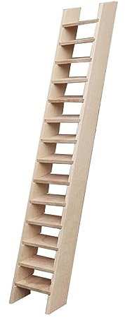 Escalier miniature à l'échelle 1:12, conçu pour la maison de poupée, meuble vintage en bois, accessoire décoratif DIY, mini mobilier pour maison de poupée.