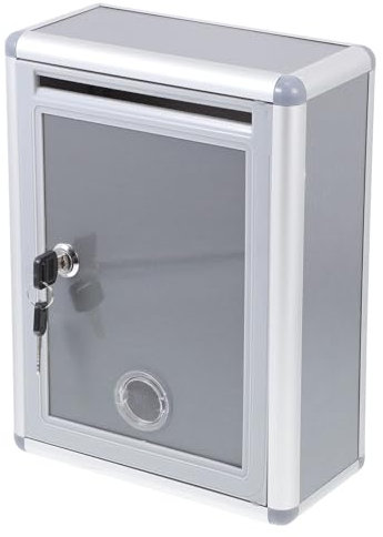 Briefkasten for Büro, Briefkasten zur Wandmontage, Spendenkasten, Vorschlagsbehälter, Spendenkasten, dekorativer Briefkasten, Schulbüro Vorschlagsboxen