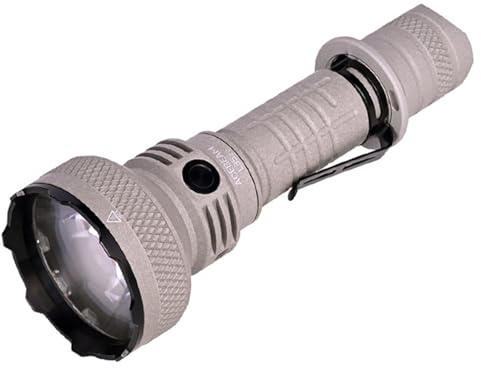 ACEBEAM L35 Aufladbare LED Taschenlampe, 5000 Lumen, 650 Meter Reichweite, IPX8 Wasserdicht, 5 Jahre Garantie, Extrem Helle Notfall- & Suchtaschenlampe mit Doppel-Schaltern