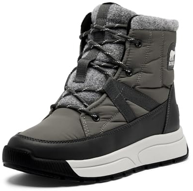Sorel Botas Whitney III Mid WP, diseño impermeable, aislamiento térmico, estilo ligero, puntera espaciosa, mayor comodidad, agarre robusto - Mujer