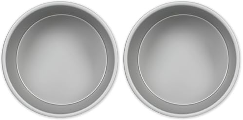 PME RND053 Teglia Professionale, Alluminio, Argento, 12 cm (Confezione da 2)