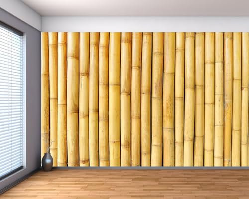 Fotomurales Decorativos Pared Bambú 200x140 cm Papel Pintado Tejido No Tejido Estilo Campestre Fotomural 3D Mural Paredes Papel Tapiz Decoración Salón o Dormitorio a.4586