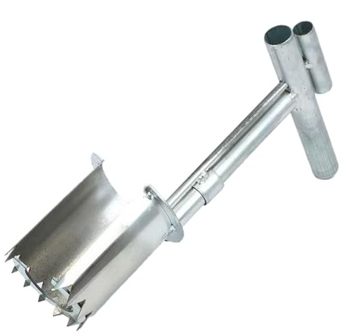 Blumenzwiebel-Pflanzgefäß – Handheld-Blumenzwiebel-Pflanzgefäß | Edelstahl-Pflanzhilfe für Zwiebeln | Robustes Garten-Umpflanzwerkzeug für Bodendecker, Frühling
