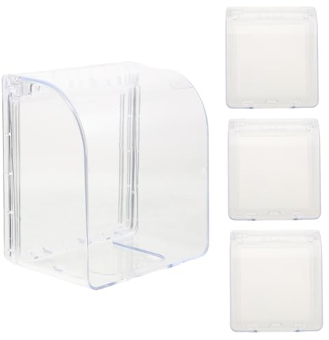 Tofficu 4 Piezas Funda Para Enchufes Protector Para Enchufes De Interior Lluvia De Exterior Cubiertas De Interruptor Impermeables