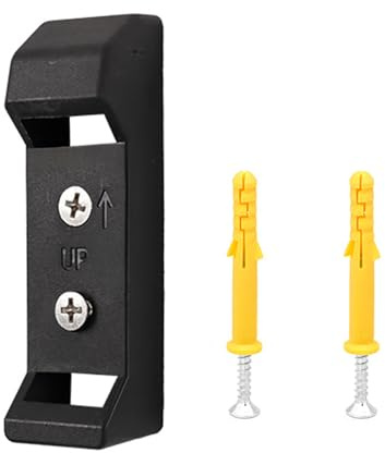 Gissroys Carretes de pesca Montaje en pared Rodamientos Rack Rodillo de alto rendimiento con hardware para garaje Home Equipmen Tackle Display Stand