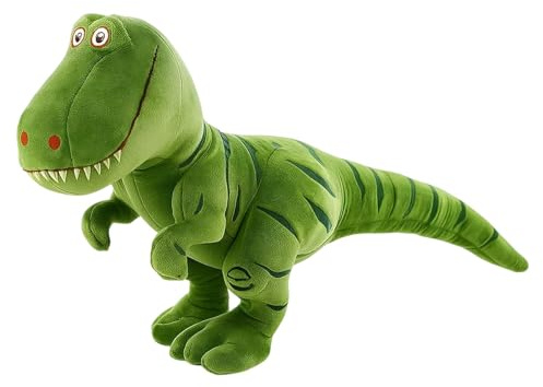 JazRvr Dinosaurier Kuscheltier, Dino Kuscheltier, Weiches Grün Dino Kuscheltiers Klein, 40 cm, Kinder, Geburtstag Und Weihnachten