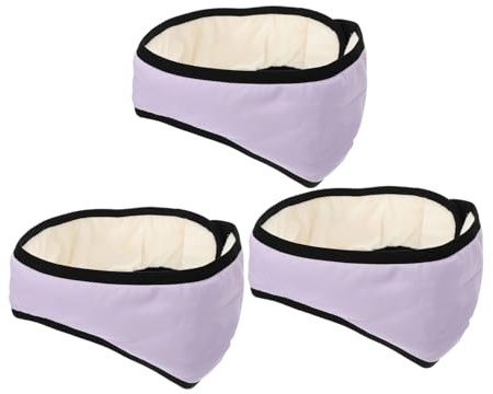 Ipetboom 3pcs Adjustable Soundproof Sleep Earmuffs Soft Fleece Ear Covers for Men and Women Comfortable Sleeping and Travel Use