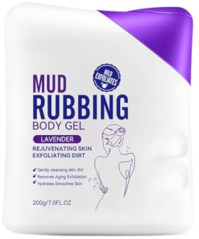 Scrub Corpo Esfoliante | Esfoliante Viso, Scrub Per Il Corpo Esfoliantes Per La Pulizia Dei Pori | Pulizia Profonda Per La Pelle Liscia, Uso Quotidiano (Lavanda, 200ml)