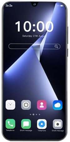 Denash MTK6580A Processor 6GB RAM 64GB ROM 32MP Rear Camera Smartphone for 12 Ultra Slim Cell Phone for Photography Enthusiasts (Silver)