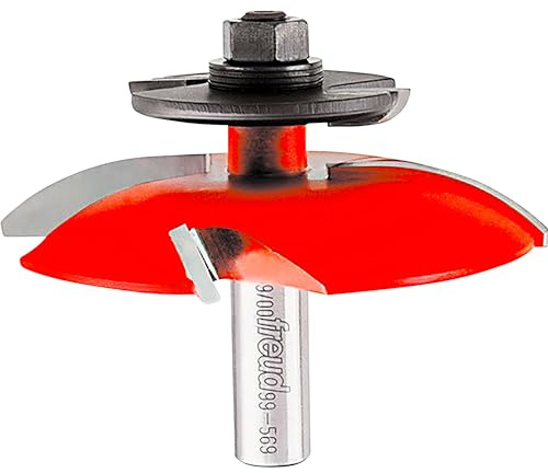 Freud 99-569 Fraise pour panneaux surélevés avec contre-coupantes avec tige de 12,7 mm