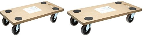 SWV 3009960 (2Stück) Rollbrett Softrolle TPR Transportrolle Möbelroller 200kg