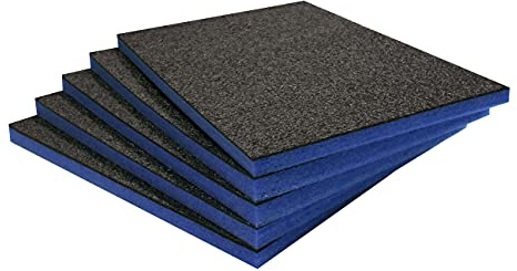 Shadow Foam Value Pack - Set of 5-600 mm x 420 mm x 30 mm | Cutting and Scale Foam for Tool Boxes, Toolboxes, Airbox and Tool Storage