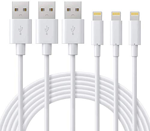 ilikable 3 Pack iPhone Ladekabel 2M, MFi Zertifiziert iPhone Kabel | Lightning auf USB Kabel kompatibel mit iPhone SE 2020, iPhone 14 13 12 11 Xs Max XR X 8 7 6s Plus, iPad Mini/Air, Airpods