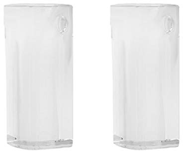 Tubayia Juego de 2 jarrones de cristal para colgar en la pared, decoración para el hogar y la oficina