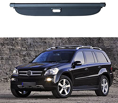 Auto Laderaumabdeckung FüR GL Class X164 GL350 GL400 GL450 GL550 2006-2012 Kofferraum Abdeckung Rollo Einziehbar Kofferraumabdeckung Hutablage Zum Schutz Der PrivatsphäRe Cargo Cover